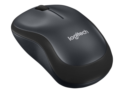 Logitech M220 Silent – Mouse Wireless 2.4 GHz, SilentClick, Charcoal [1]