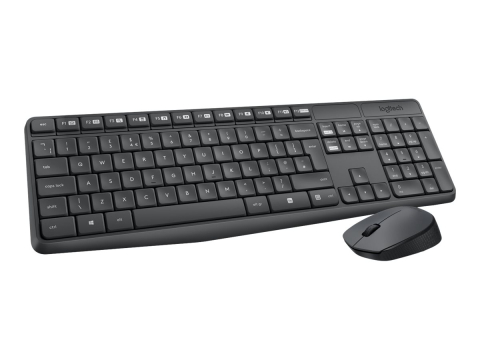 Logitech MK235 – Tastatură + Mouse Wireless, US Intl, Grey [5]