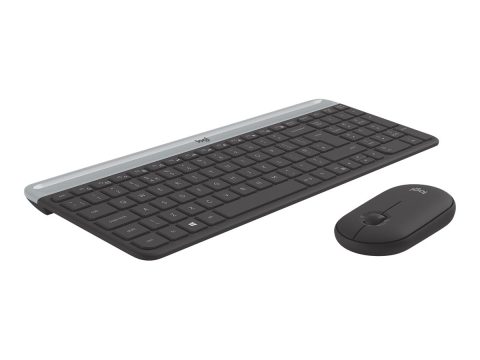 Logitech MK470 Slim Combo – Tastatură + Mouse Wireless, US Intl, Graphite [4]