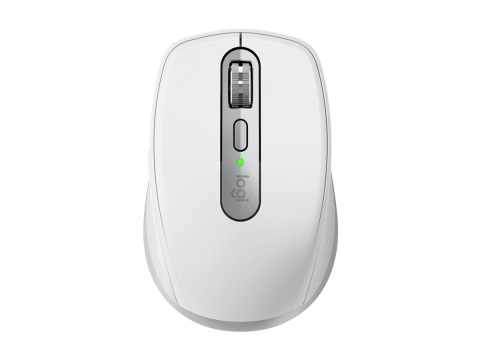Mouse, Trackballs & Presenters - Logitech MX Anywhere 3S for Mac, Wireless, Bluetooth, Pale Grey
