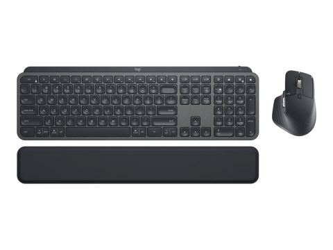 Kit-uri Tastatura si Mouse - Logitech MX Keys Combo for Business – Keyboard + MX Master 3S, Wireless, US Intl