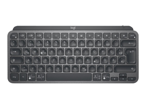Tastaturi wireless - Logitech MX Keys Mini – Tastatură Wireless Iluminată, QWERTY US Intl, Graphite