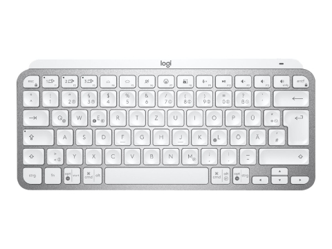 Tastaturi - Logitech MX Keys Mini – Tastatură Wireless Iluminată, QWERTY US, Pale Grey