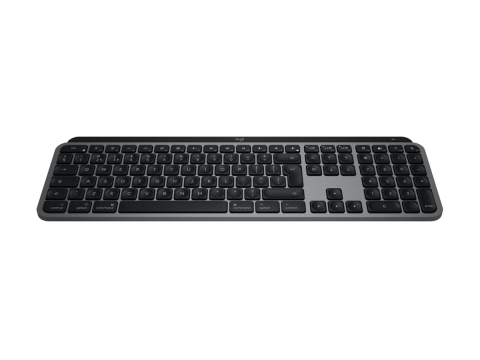 Tastaturi wireless - Logitech MX Keys S for Mac – Tastatură Wireless Iluminată, US Intl, Pale Grey