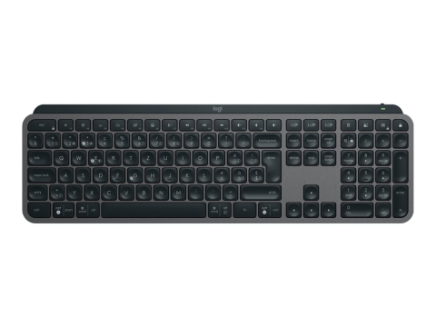 Logitech MX Keys S – Tastatură Wireless Iluminată, US Intl, Graphite + Palmrest [4]