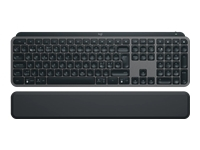 Logitech MX Keys S – Tastatură Wireless Iluminată, US Intl, Graphite + Palmrest [1]