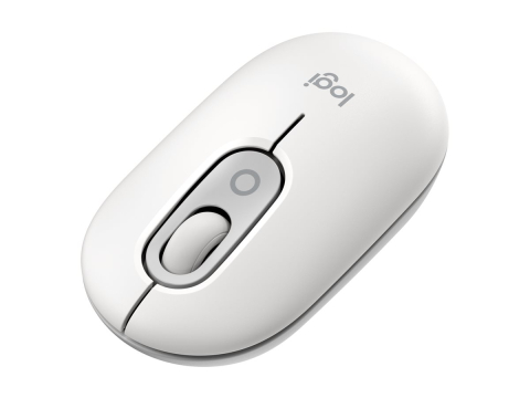 Logitech POP Mouse Off‑White – Wireless Bluetooth, Emoji Button, SilentTouch [2]