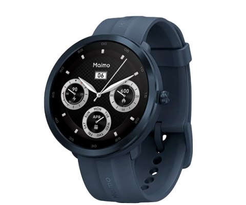 Wearables - Maimo Watch R – Smartwatch 1.3", Bluetooth, Navy Blue
