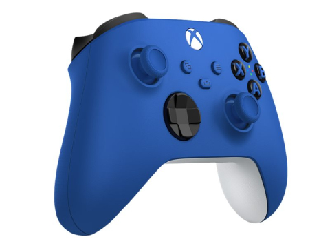 Xbox Wireless Controller – Shock Blue, Bluetooth, Hybrid D‑Pad [1]