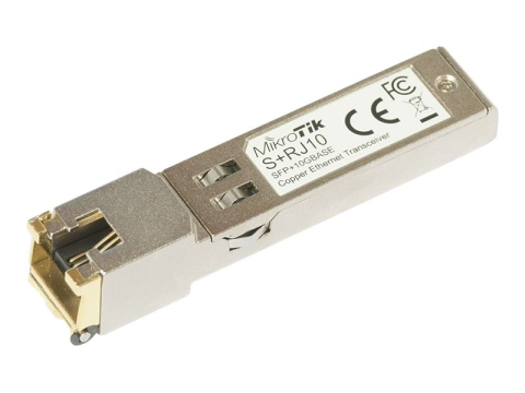 Plăci de Rețea & Adaptoare - MIKROTIK S+RJ10 SFP+ RJ45 10Gb/s Copper Module