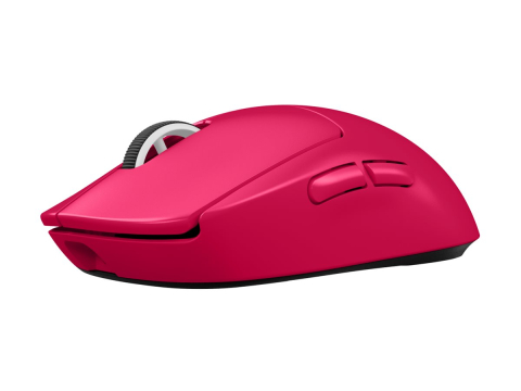 Logitech Pro X Superlight 2 Magenta Wireless Gaming Mouse Front View [3]