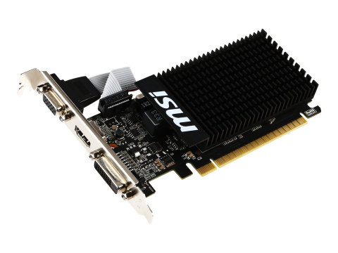 MSI GeForce GT 710 2GD3H LP Low Profile GPU Front View [5]