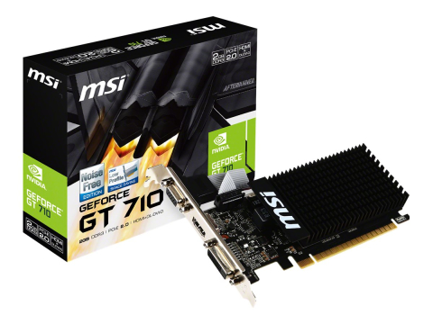 MSI GeForce GT 710 2GD3H LP Low Profile GPU Front View [1]