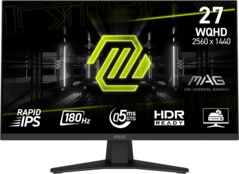 Monitoare - MSI MAG 274QF – 27" Rapid IPS, WQHD, 180Hz, 1ms