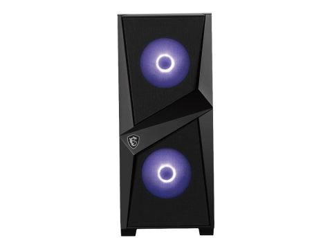 Carcase - MSI MAG FORGE 100M – Carcasă Mid‑Tower ATX, 2× RGB, Sticlă Securizată