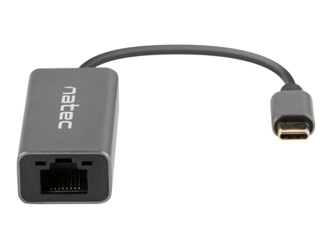 Network Accessories - Adaptor NATEC USB‑C 3.1 → RJ45 1Gbps, NNC‑1925, Gigabit Ethernet