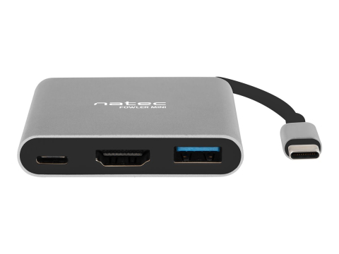 NATEC multi port Fowler USB-C pd. USB 3.0. HDMI 4K [1]