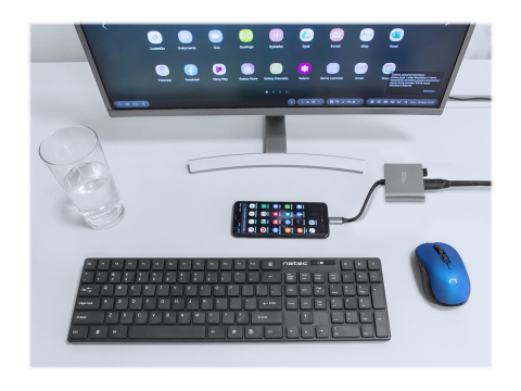 Componente - NATEC multi port Fowler USB-C pd. USB 3.0. HDMI 4K