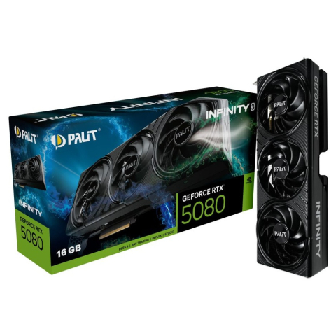 Produs Nou - Palit GeForce RTX 5080 Infinity 3 – 16GB GDDR7, 256‑bit, PCIe 5.0