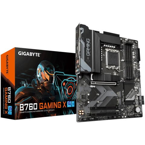 Componente - Gigabyte B760 GAMING X DDR4 Motherboard Top View
