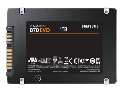 Samsung 870 EVO 1TB – SSD 2.5" SATA III, 560/530 MB/s [6]