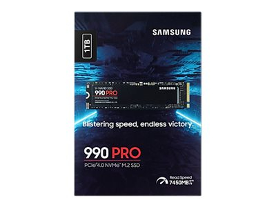 SSD Interne - Samsung 990 PRO 1TB – SSD M.2 NVMe PCIe 4.0, 7450 MB/s