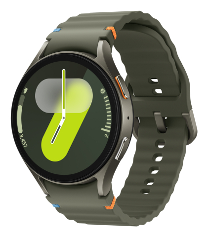 Wearables - Samsung Galaxy Watch7 44mm Green – AMOLED 1.47", GPS dual‑band, 5ATM