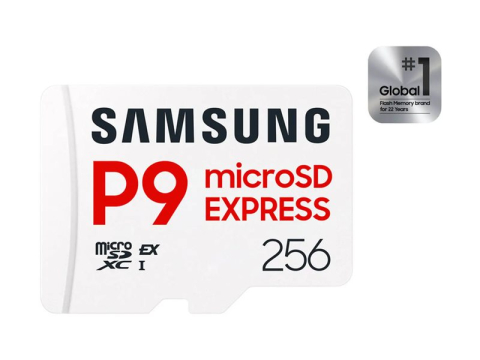 Memorii - Samsung P9 Express 256GB – microSDXC Express NVMe 1.3, 800MB/s, V30