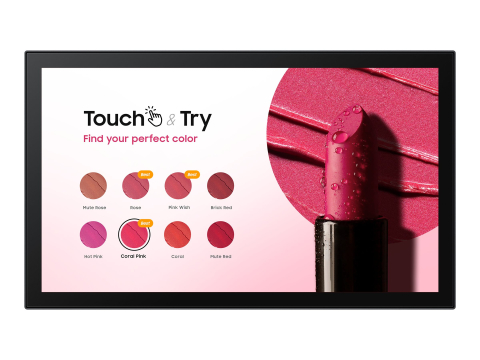 Ecrane Digital Signage - Samsung QB13C‑T 13″ Touch – Full HD, 500 nits, Tizen, Wi‑Fi