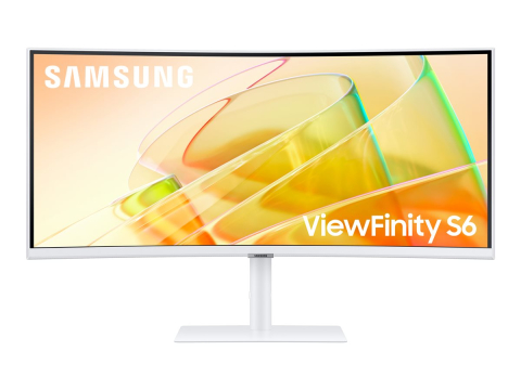 Monitoare LCD & LED - Samsung ViewFinity S6 34" – UWQHD, 100Hz, TB4 90W, LAN, KVM, White