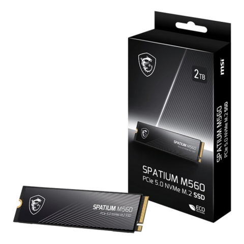 MSI SPATIUM M560 1TB PCIe 5.0 NVMe SSD Front View [1]