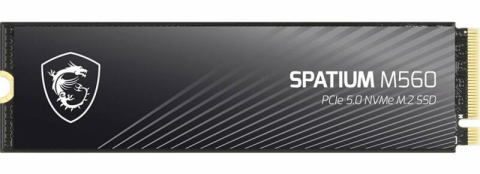Stocare - MSI SPATIUM M560 1TB PCIe 5.0 NVMe SSD Front View