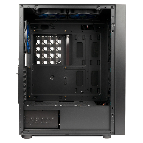 Spacer ICE‑HERO – Carcasă Gaming ATX, 6× ventilatoare, sticlă securizată [4]