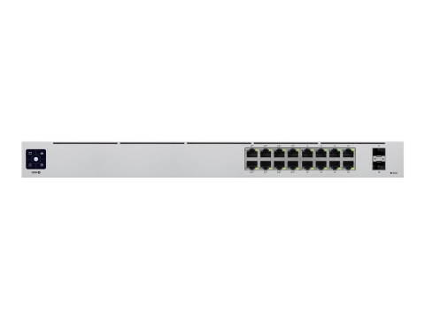 Network & Smart Home - Ubiquiti UniFi Switch 16 PoE USW‑16‑POE, 16× Gigabit, PoE+/PoE, SFP