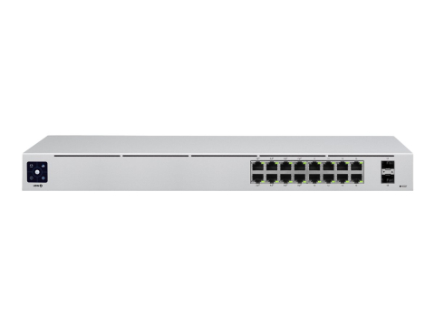 Ubiquiti UniFi Switch 16 PoE USW‑16‑POE, 16× Gigabit, PoE+/PoE, SFP [1]