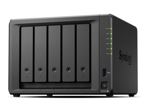 Server, Storage &  UPS - SYNOLOGY DS1525+ – NAS 5‑Bay Ryzen Quad‑Core 8GB ECC