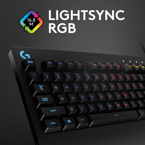 Logitech G213 RGB Gaming Keyboard Front View [2]