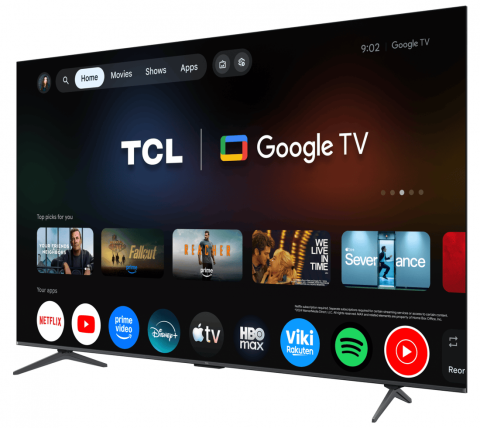 TCL 85T8D – QD‑MiniLED TV 4K 85", 144 Hz, Google TV, HDR10+ [1]