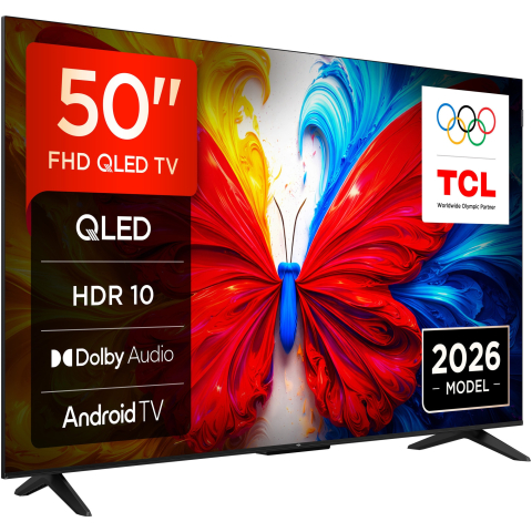 TCL QLED 50S5L – 126 cm, Full HD, Android TV, HDR10, QLED [1]