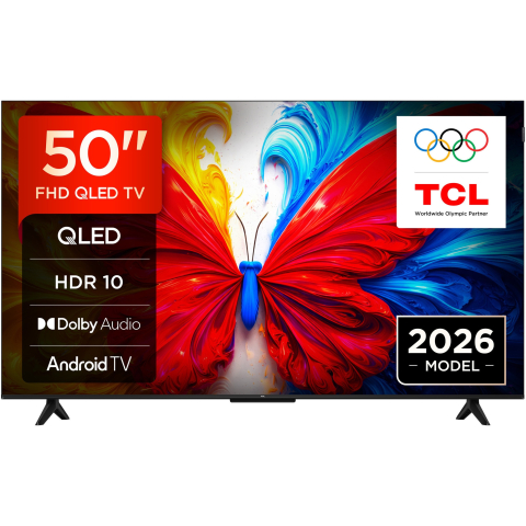 TV - TCL QLED 50S5L – 126 cm, Full HD, Android TV, HDR10, QLED