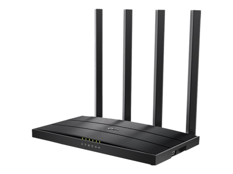Routere - TP‑LINK Archer C6U – Router Wi‑Fi AC1200, Gigabit, USB, MU‑MIMO