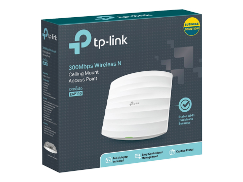 TP‑LINK EAP110 – Wireless N 300Mbps, PoE, Omada, Ceiling/Wall [5]