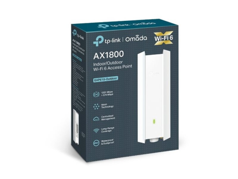 TP‑LINK EAP610‑Outdoor – Access Point Wi‑Fi 6 AX1800, IP67, PoE+ [5]