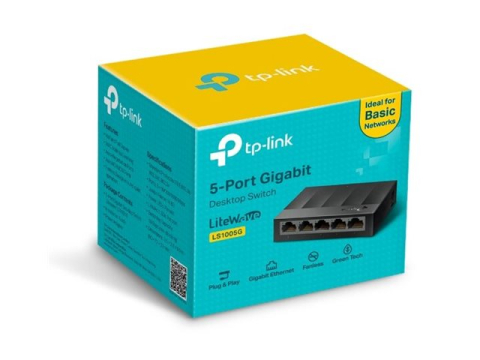 TP-Link LS1005G, Switch Gigabit 5-Port, Auto MDI/MDIX, Desktop [1]