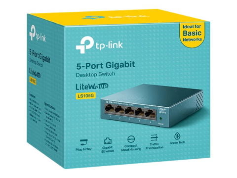 TP‑LINK LS105G – Switch Gigabit 5 Porturi, Metal Case, Unmanaged [2]