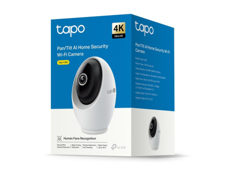 TP‑LINK Tapo C260 – Cameră Wi‑Fi Pan/Tilt 4K 8MP, AI Detection [3]