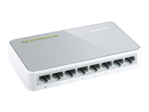 Switch-uri - TP-Link TL-SF1008D, Switch Desktop 8-Port 10/100Mbps, Auto MDI/MDIX