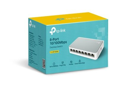 TP-Link TL-SF1008D, Switch Desktop 8-Port 10/100Mbps, Auto MDI/MDIX [1]