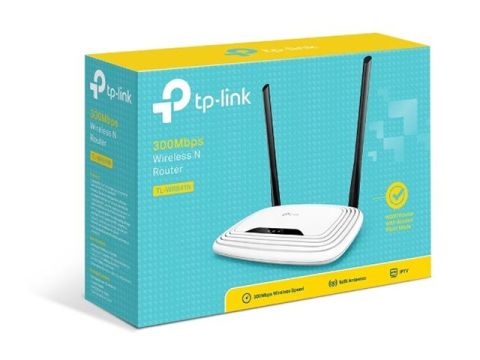 TP‑Link TL‑WR841N – Router Wireless N 300 Mbps, 2 antene, 4×LAN [1]