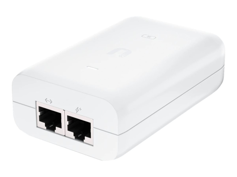 Ubiquiti U‑PoE‑AT – Injector PoE+ 30W, 802.3at [5]